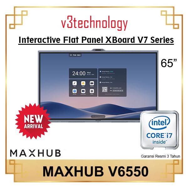 Gambar MAXHUB V6550 Interactive Flat Panel 65" ( Maxhub XBoard V7 Series ) - V6550+i7 dari V3 Technology undefined Tokopedia