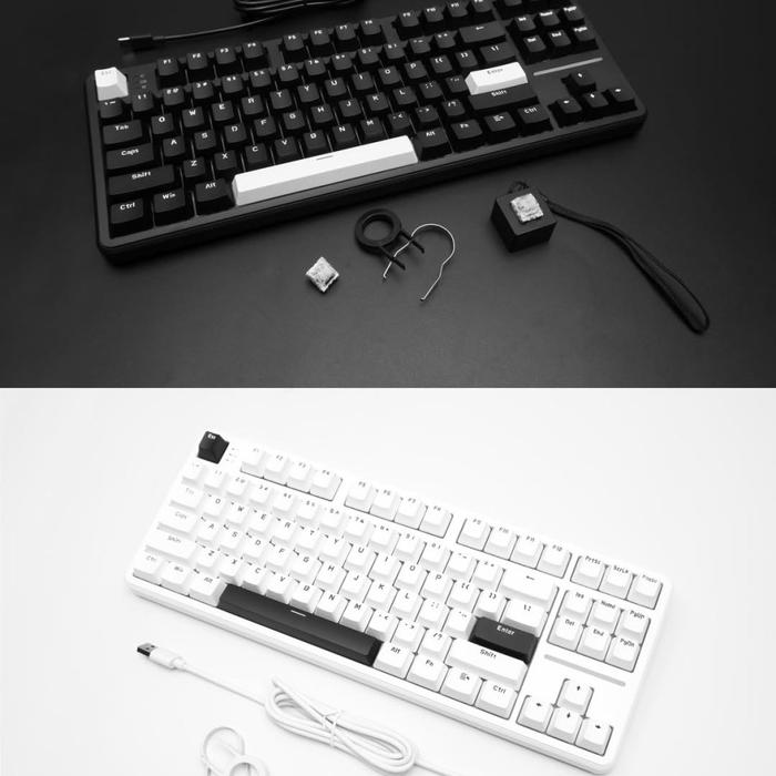 Gambar VortexSeries MONO Series MONO 65 / MONO 75 / MONO 87 Hotswappable Mechanicaal Gaming Keyboard - MONO 87, Hitam dari Sylar Gaming Solution undefined Tokopedia