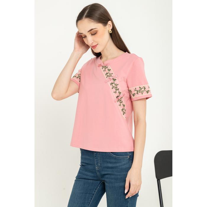 Gambar *Ready Stok* ELLAMOSS - Cheongsam Kaos 7543 (ZEZ) - Pink, M dari Sisters Fashion Group undefined Tokopedia