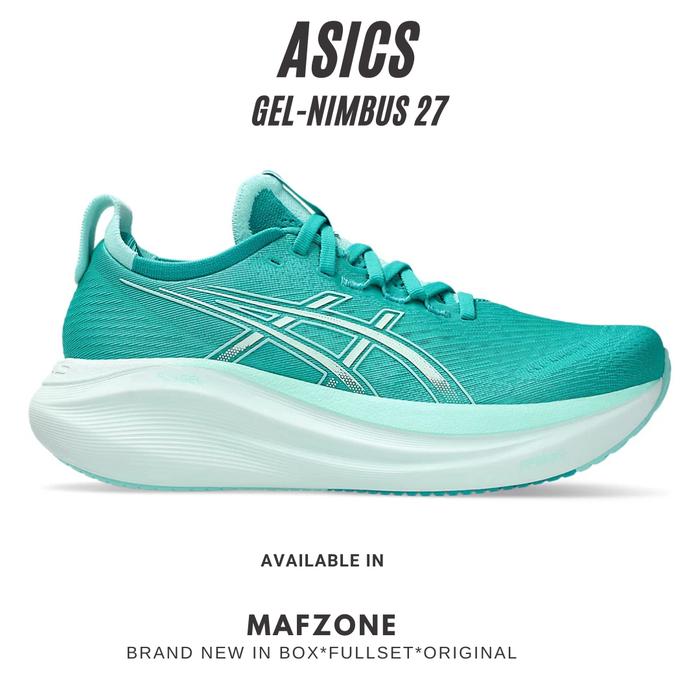 Sepatu Lari Asics Gel Nimbus Femme Cyan Jual ASICS GEL-NIMBUS 27