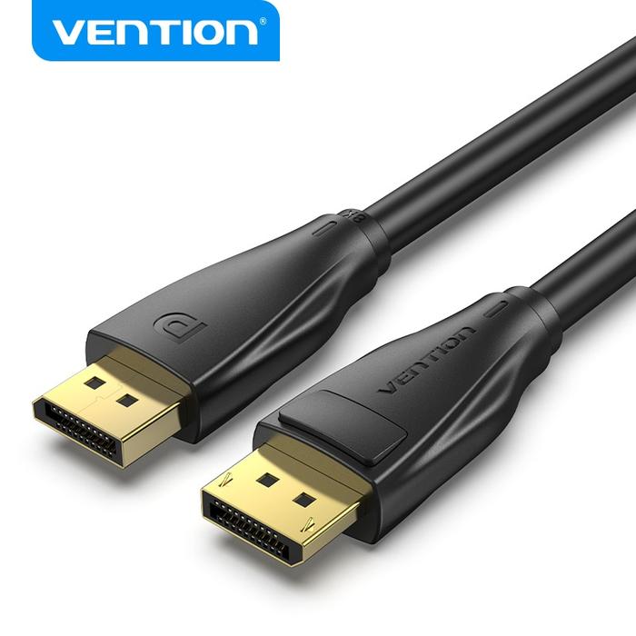 Gambar Vention Kabel DisplayPort Display v1.4 8k 60hz High Speed 32 Gbps HCD - 1M dari Vention Authorized Medan undefined Tokopedia