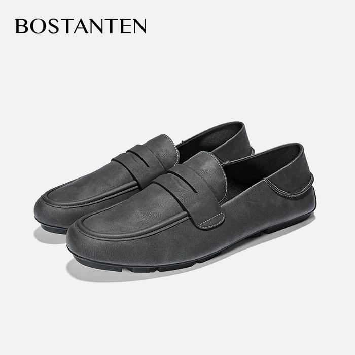 Gambar Bostanten Sepatu Pria Kasual Loafers Slip On Keren Original Official Store - Hitam, 44 dari Bostanten Original undefined Tokopedia