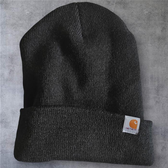 Beanie Cap Carhartt All Black Beanie Jual Beanie Hat Carhartt - Main Image
