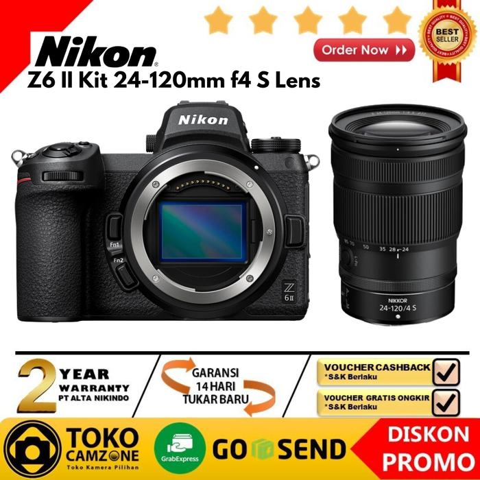 Nikon Z6 Ii Nikon Z6ii Nikon Z6 Mark Ii Kit 24-120mm F4 Mirrorless Camera