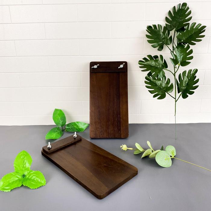 Gambar Buku Menu Cafe Restoran Tatakan Buku Menu FREE Ukir Logo - 24x12cm dari Cerita Kayoo Nusantara undefined Tokopedia