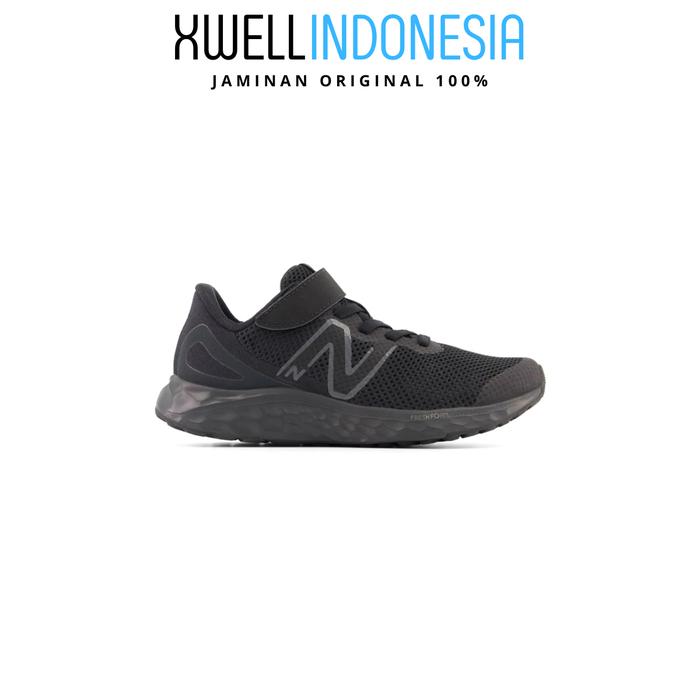 Sepatu Anak New Balance Fresh Foam Arishi Mono Black ORIGINAL PAARIBB4  Hitam, 17 CM di Inisportcenter Tokopedia