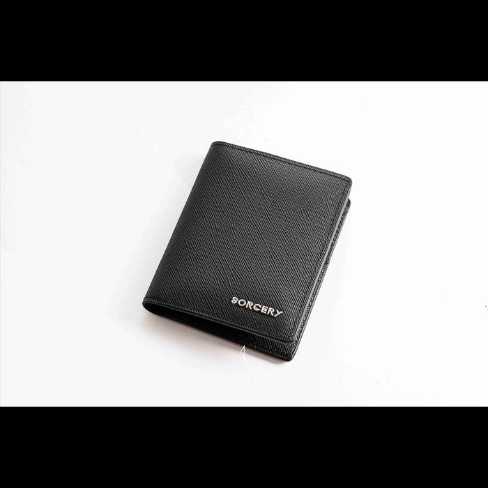 Gambar SORCERY Slim Genuine Leather Bifold Wallet Dompet Tipis Pria Wanita Kulit Asli Kado Gift Premium Ekslusif - Bifold Vertikal, Brown dari Sorcery undefined Tokopedia