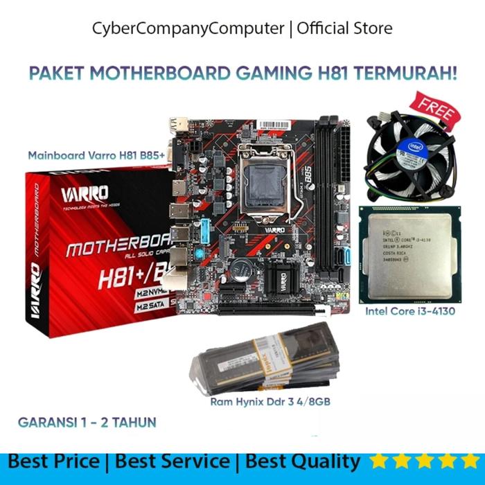 H81 Motherboard Intel Core I3 4130 Processor Support Motherboard