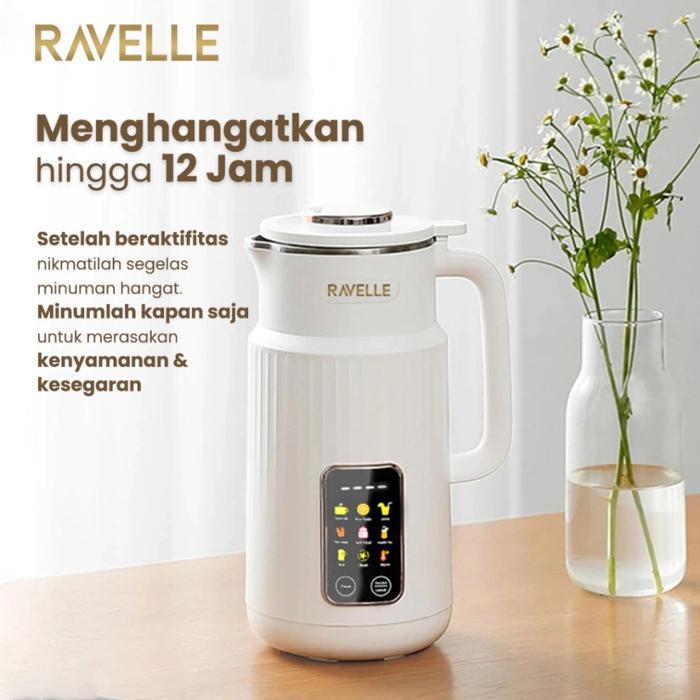 Gambar Ravelle Digital Soy Milk Maker Soymilk RSBM 0,85L Pembuat Susu Kacang - Putih dari Elmart Depo.Elektronik undefined Tokopedia