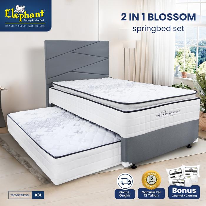 Gambar Kasur Springbed 2 In 1 Blossom Elephant - 90 x 200 dari Elephant Springbed undefined Tokopedia