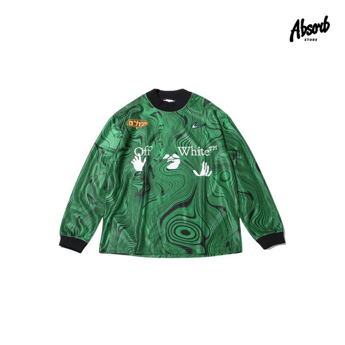 Jual Nike x Off-White All Over Print Jersey (Kelly Green) - OTHER