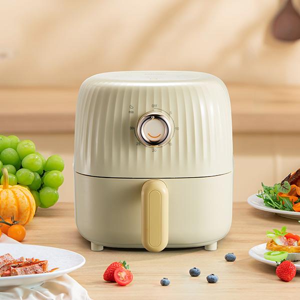 Gambar Samono Mini AIr Fryer Mesin Penggoreng Tanpa Minyak Kapasitas 2.4L 500Watt SW-AF24 - Beige dari MiFun Living undefined Tokopedia