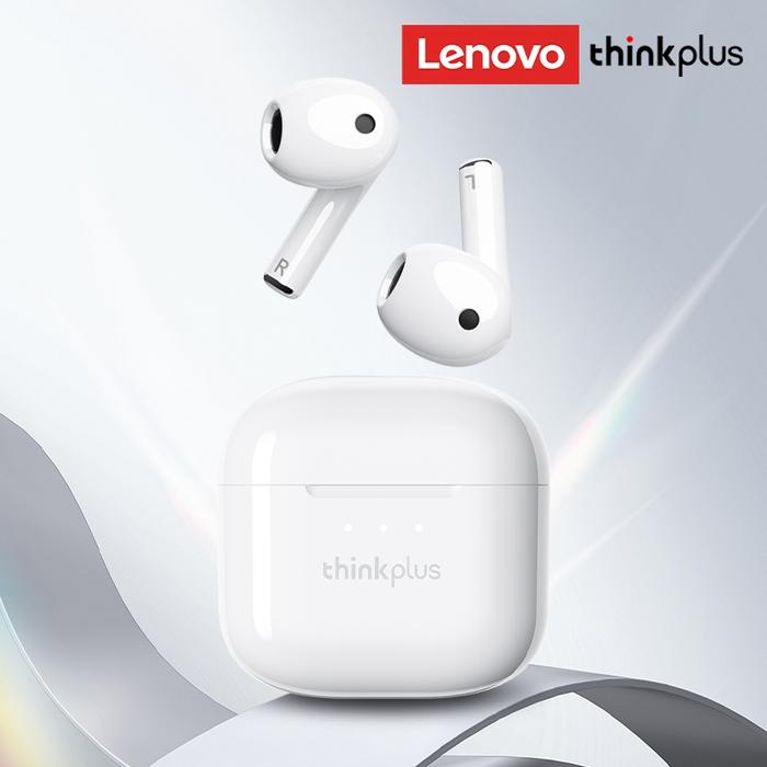 Gambar Lenovo Thinkplus LP23 TWS Wireless Bluetooth 5.4 Earphone ENC Noise Reduction Sport Mini Earbuds Gaming Headsets - Putih dari Transformers Audio Store undefined Tokopedia