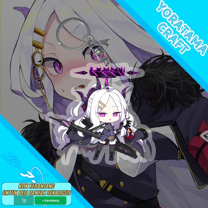 Gambar Gantungan Kunci Blue Archive Hina Sorasaki, Keychain Akrilik Custom - Hina Battle dari Yoratama undefined Tokopedia
