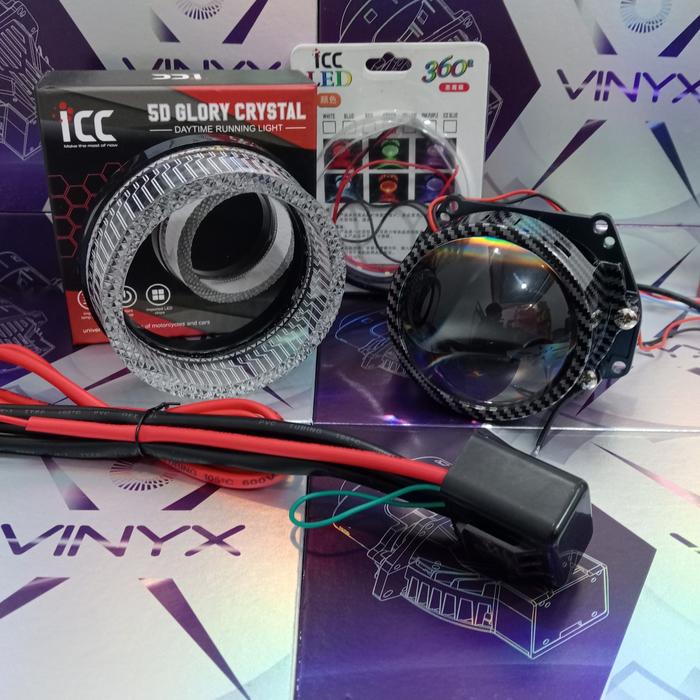 Gambar PAKETN BILED MOBIL VINYX VR3 DUAL PRIMS GRATIS Demon eyes, 3 INCHI PURPLE LENS BILED PROJECTOR 3 INCH BODY CARBON 80 WATT ORI - 1 pcs, de hijau dari AJD VARIASI undefined Tokopedia