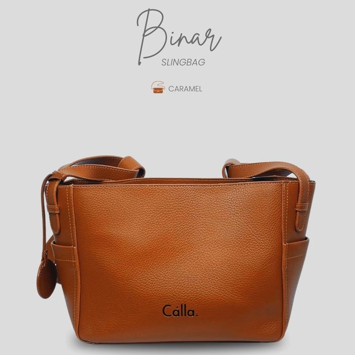Gambar Tas selempang wanita Binar slingbag by Mouza Indonesia - Caramel dari MouzaDinifi undefined Tokopedia