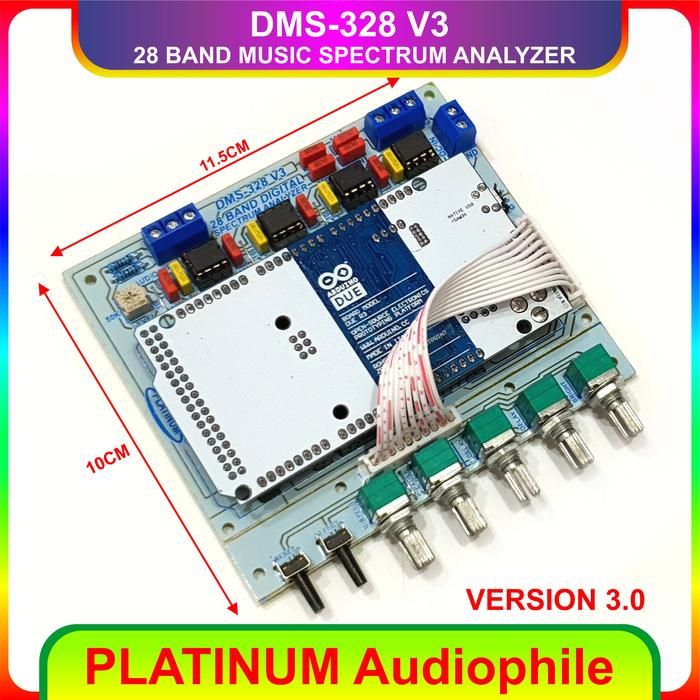 Gambar Spectrum Analyzer Modul DMS-321 V3 21 Band Music Analyzer dari PLATINUM Audiophile undefined Tokopedia