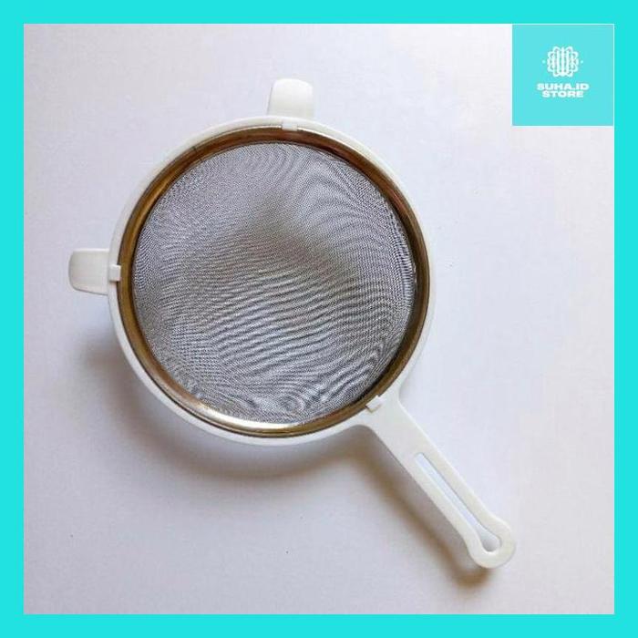 Gambar Suha|| Saringan Bubur Mpasi 17 Cm Super Halus | Saringan Mpasi Stainless | Saringan Mpasi Dr Tan | Saringan Teh Kopi | Saringan Tepung | Saringan Putih - Putih, 15 cm dari Suha.id-Store undefined Tokopedia