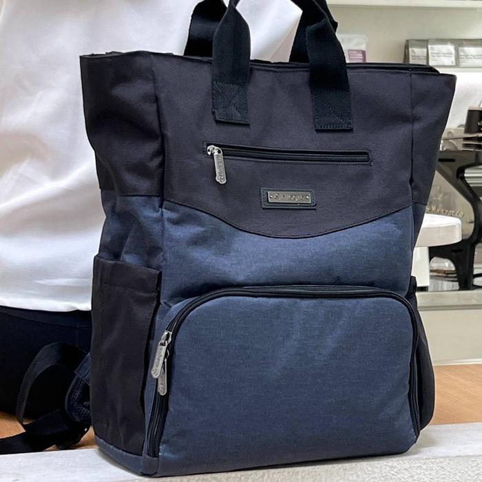 Gambar ALLEGRA - COOLER BAG DIAPER BACKPACK TASI ASI BAYI/ANAK - LATTO-BLUE dari Master Baby undefined Tokopedia