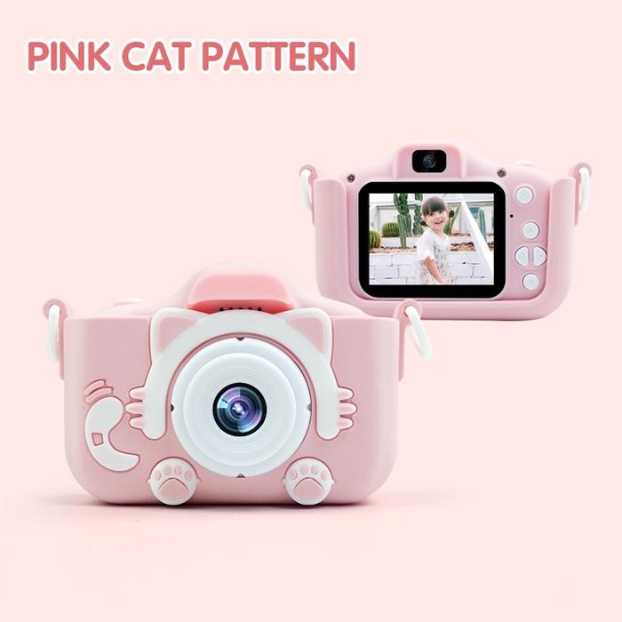 Gambar Kamera Anak Mini X5S Digital Mini Kids Camera Mainan Digital Dual Camera Foto Video 1080p Children Fun - Pink dari Gadget iPhone Jakarta undefined Tokopedia