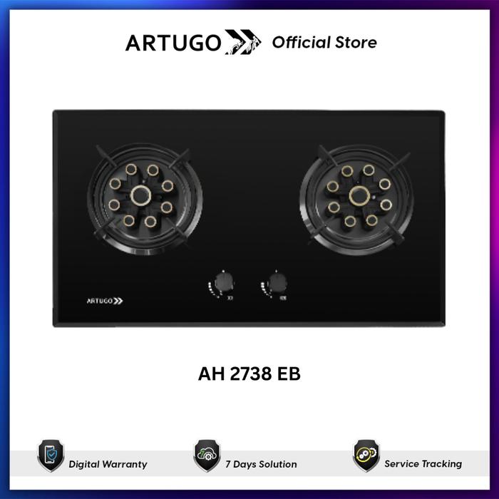 Gambar ARTUGO Built In Gas Hob AH 2738 EB  ( free 1 set regulator ) dari Artugo undefined Tokopedia