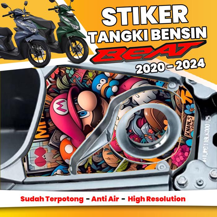 Gambar Stiker Tangki Bensin Motor Beat 2020-2024 - B1 dari gigibalang undefined Tokopedia