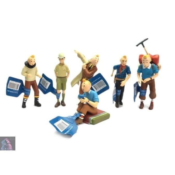 Gambar Action Figure Tintin isi 6 loose pack dari Toko Lariss_Maniss_ undefined Tokopedia