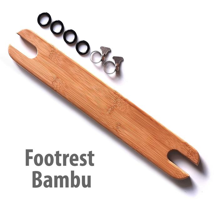 Gambar Footrest High Chair Kursi Makan Injakan Pijakan Kaki Bambu - Bamboo dari Cutteristic undefined Tokopedia