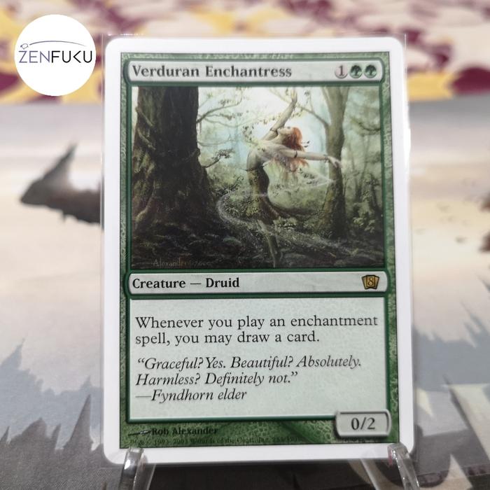 Gambar Verduran Enchantress 8th Edition MTG Magic The Gathering | Eight ED 8ED | White Border dari Zenfuku Gamentech undefined Tokopedia