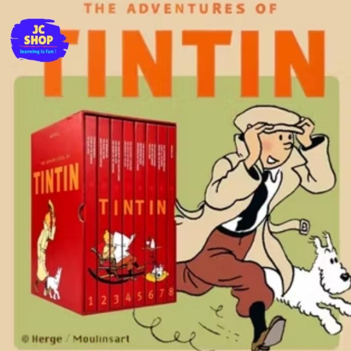 Gambar The Adventure of Tin Tin Gift Box Set (8 books) - Sitting dari JCSPreloved undefined Tokopedia
