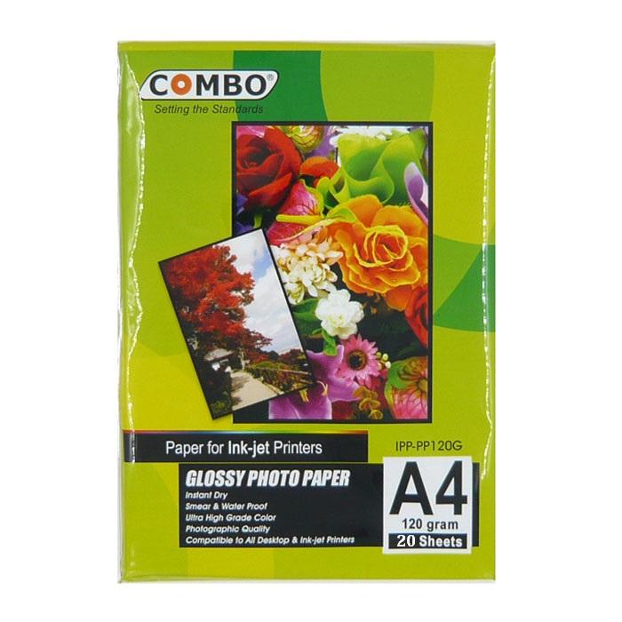 Gambar Kertas Foto Glossy / Glossy Photo Paper A4 120gr Combo - 1pack/20lembar dari officeXpres undefined Tokopedia