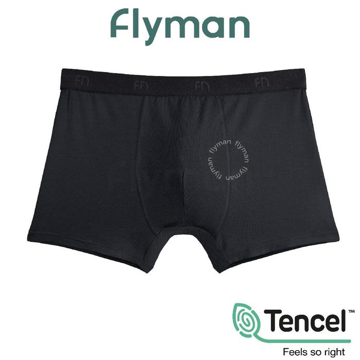 Gambar Flyman Celana Dalam Pria Boxer Tencel 1 pcs FM 3056 bx12 - ONYX, M dari BANG-BROS undefined Tokopedia