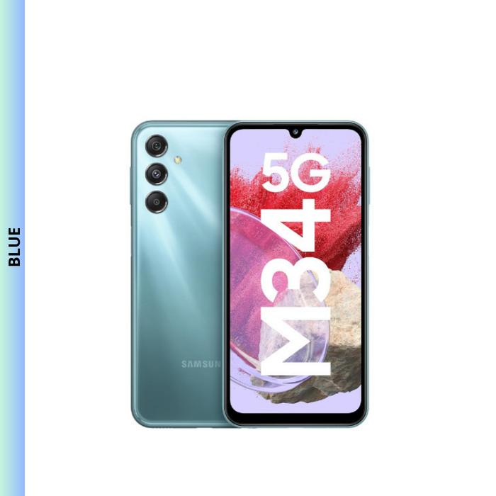 Gambar SAMSUNG GALAXY M34 5G 8/128GB GARANSI RESMI SEIN SAMSUNG - Biru dari Fanphonecell undefined Tokopedia