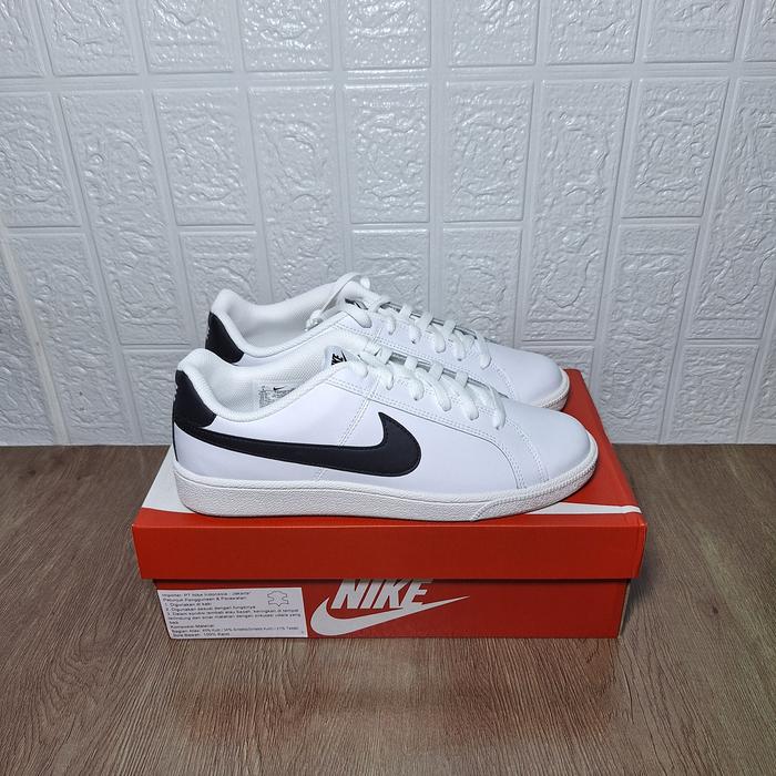 Jual Sepatu Sneakers Nike Court Royale White/Black 749747-107