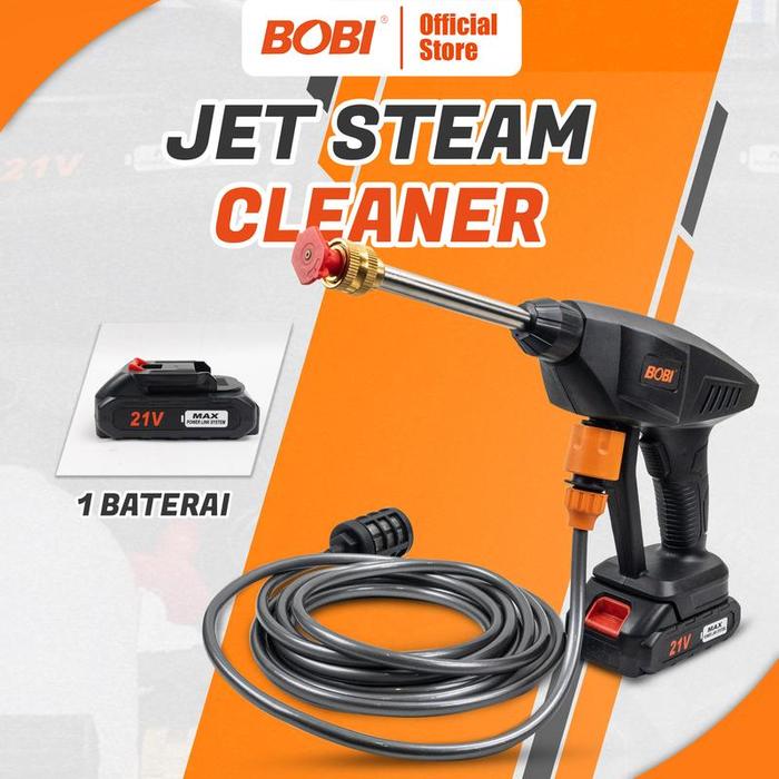 Gambar Air Jet Cleaner Cordless-Steam Mesin Cuci Mobil / Multifungsi - 1 Baterai dari BOBI SHOP undefined Tokopedia