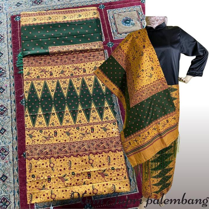 Gambar Songket PaSH - Kain Jupri Khas Palembang Berbagai Macam Warna - Hijau A dari Songket PaSH Official Store undefined Tokopedia