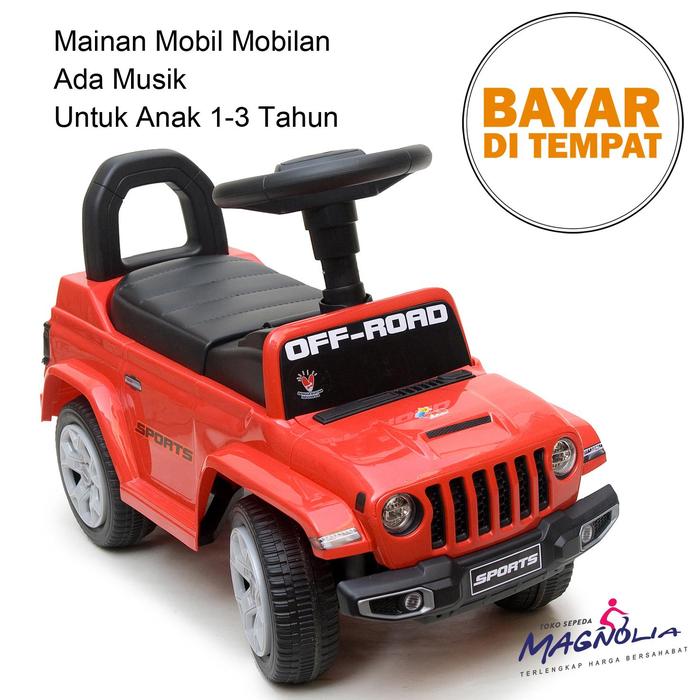 Gambar Mainan Mobil Mobilan Dorong Anak Laki 1 - 3 Tahun - Merah dari imasshop86 undefined Tokopedia