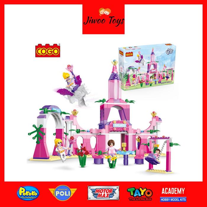 Jual Cogo 346 Pcs Wholesale Fairy Girl Princess Fantasy Castle