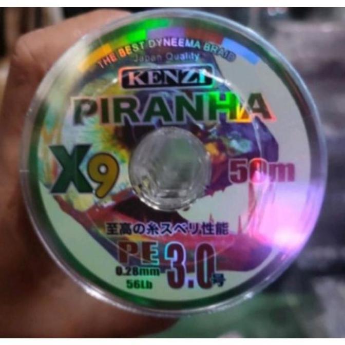 Gambar Senar Pancing Pe X9 Kenzi Piranha Connecting Multi Colour - 50m X9 PE 3 dari Ghada Official undefined Tokopedia