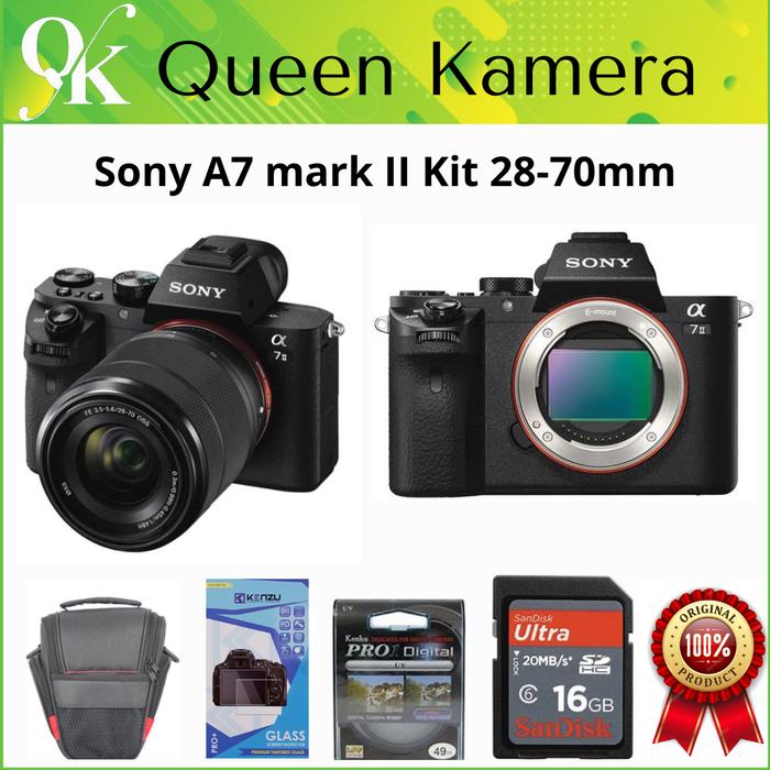 Lensa Sony A7 Mark Ii Second Jual Camera Sony A7 Mark II Kit FE 28