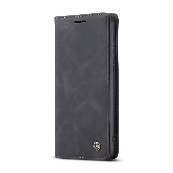 Gambar MR - Caseme Iphone 17 16 15 14 Pro Max Series Leather Flip Wallet Case Dompet Magnetic Cover Standing - Hitam, IP 15 PRO dari Myroots store undefined Tokopedia