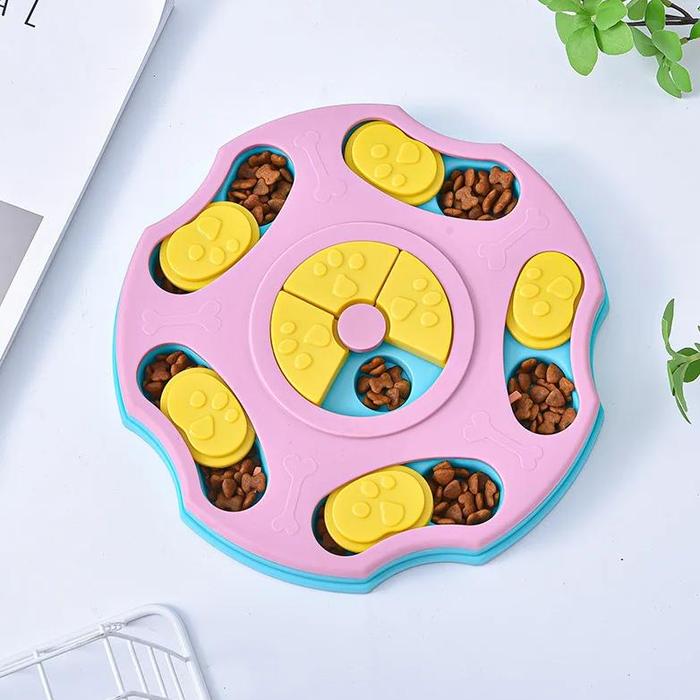 Gambar Dog Puzzle Toys Slow Feeder Interactive Increase Iq Food Dispenser Non-Slip Slowly Eating Bowl Cat Dogs Food Games - pink dari Deriss Mugniss Heryan undefined Tokopedia