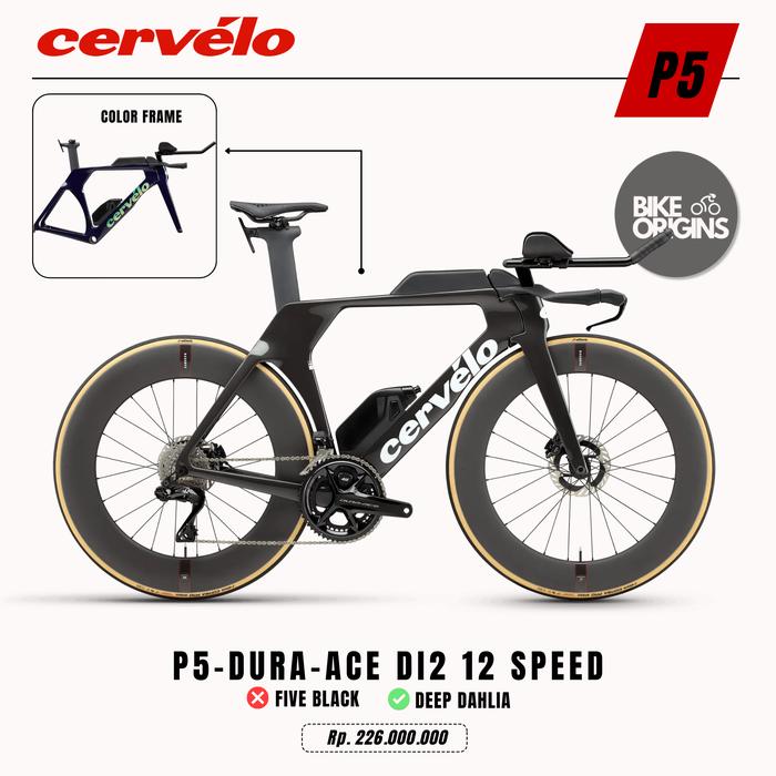 Jual CERVELO P5 Deep Dahlia Dura-Ace Di2 12sp 2025 - Road bike