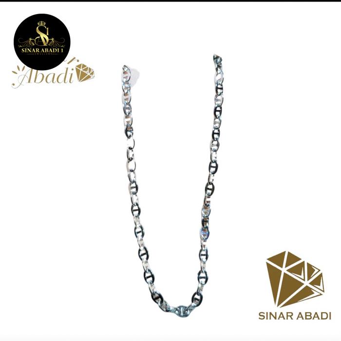 Gambar Kalung wanita model terbaru Emas putih 8 karat dari Sinar Abadi1 undefined Tokopedia