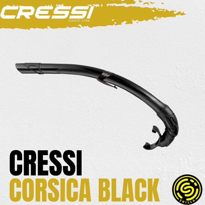 Gambar Promo Cressi Corsica Snorkel Freedive Freediving Dive Diving Original - Hitam/Black dari Luvin Mart undefined Tokopedia