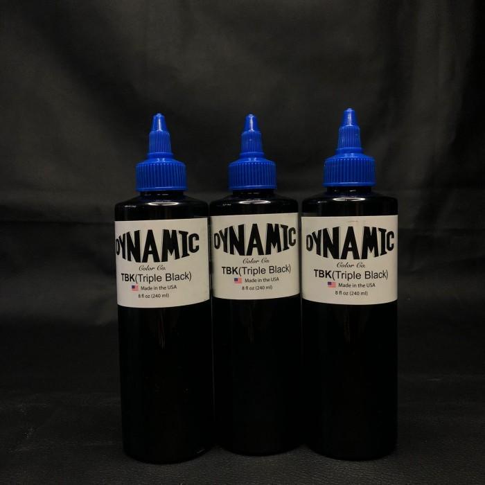 Gambar Tinta Tattoo DYNAMIC TBK ( TRIPLE BLACK ) 8 OZ TATTOO ORIGINAL - 1oz dari Instant Art undefined Tokopedia