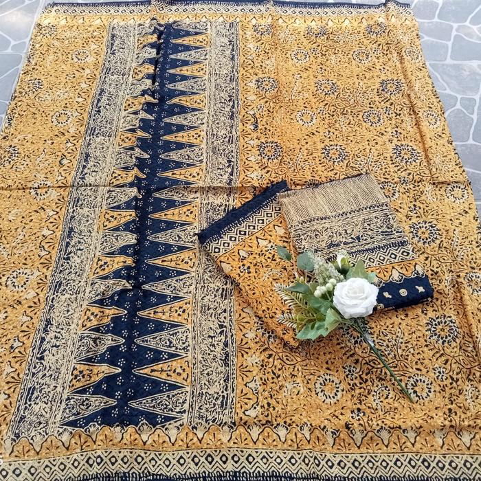 Gambar KAIN BATIK VISCOSE SEMI SUTRA SARIMBIT COUPLE SEMBAGI BATIK FARIZA 02 - B dari Batik Fariza Cirebon undefined Tokopedia