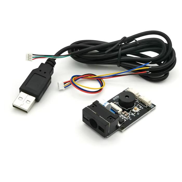 Gambar GM66 Qrcode Barcode Scanner for Raspberry Arduino Android USB Serial - GM65 dari IT Electro undefined Tokopedia