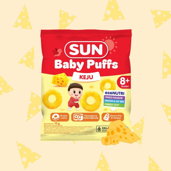 Gambar Sun Baby Puff 10gr / cemilan bayi - keju dari Jumbo Swalayan & Homeware undefined Tokopedia