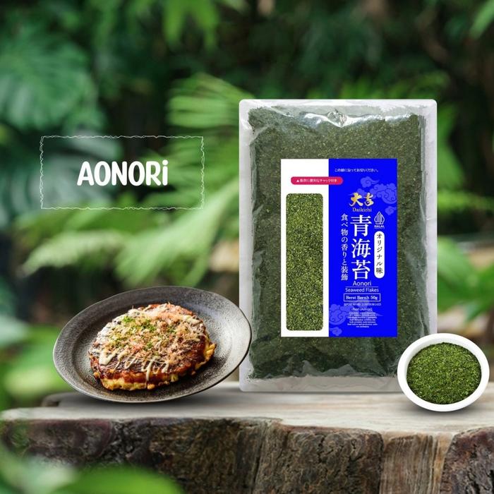 Gambar Daikichi Aonori 100gr Seaweed Flakes Nori Rumput Laut Tabur Topping Taburan Takoyaki Mentai Toping Okonomiyaki Bahan Masakan Jepang Enak Lezat Murah Malang Jatim dari LUCKY STORE 13 undefined Tokopedia